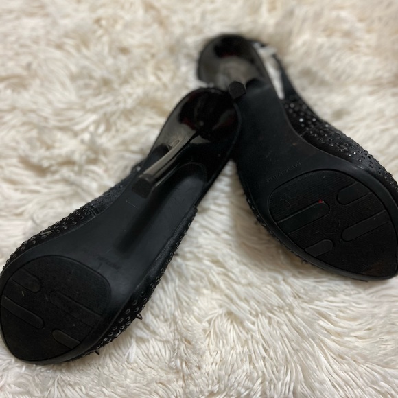Unworn! Black rhinestone heels - Picture 4 of 4